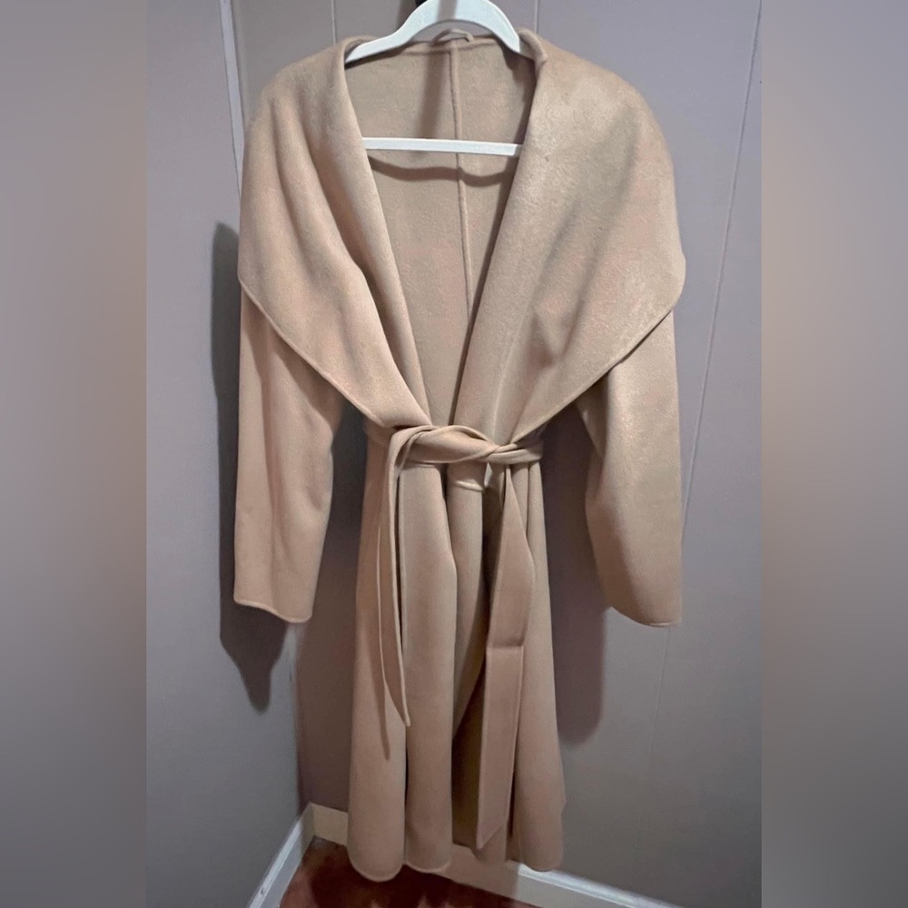 Sold - THE CURATED wrap coat camel - Picture 4 of 7